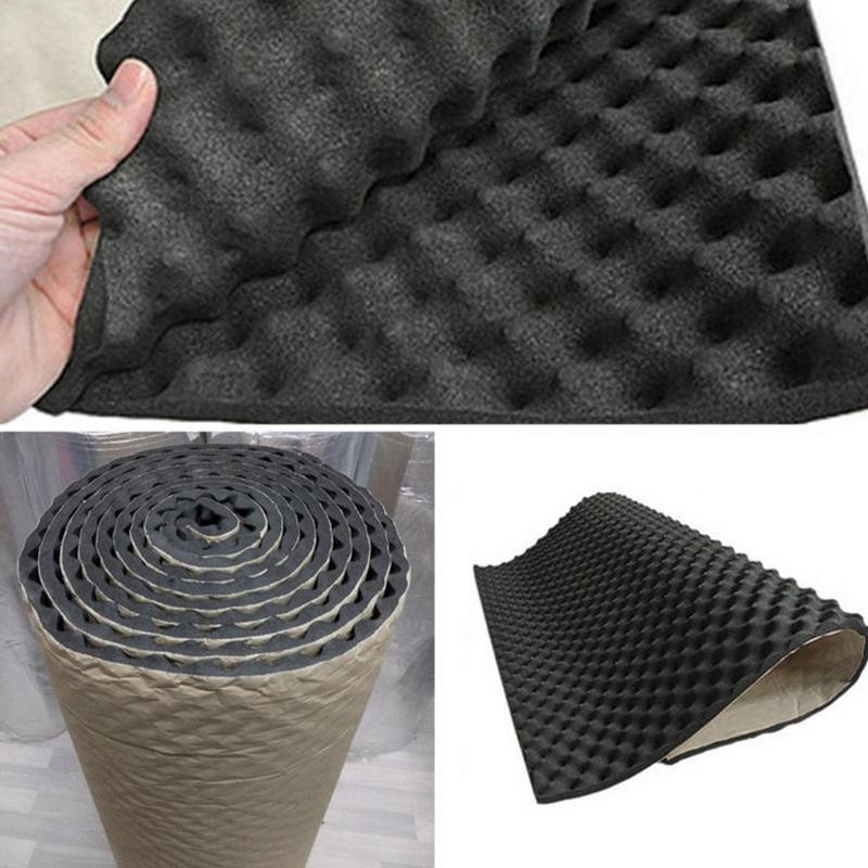 Bil Ljuddämpare Termisk Ljudabsorbent Ljudisolering Värme Skum Matta Bomull Antivibration Ljudisolerande Pad Paneler Skydd