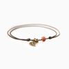 2025 New Fashion Simple Ceramic Anklets Female Original Hand-woven Fashion Anklets Leaf Ceramic Zircon Jewlries Wholesale