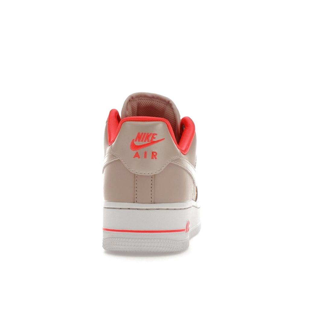 Nike  Air Force 1 07 Fossil Stone Laser Crimson Women Sneakers Pink White DQ7782-200