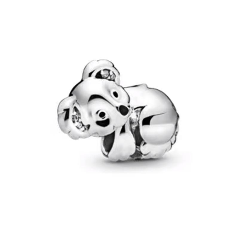 Animal Series Charms Fox Owl Sea Turtle Rabbit Raccoon Highland Cow Beads Fit Bracelets Beads DIY Jewelry Gift