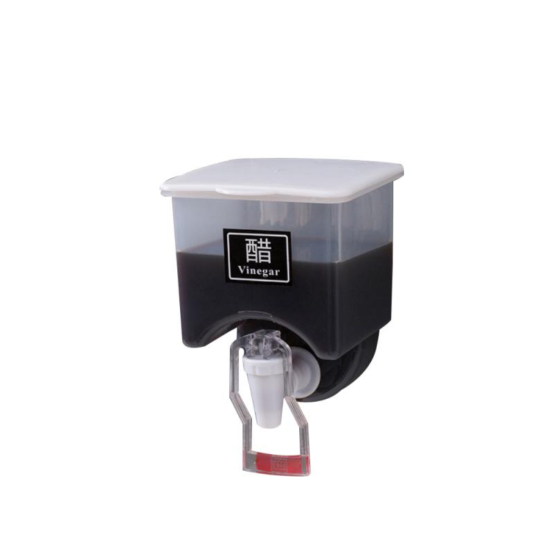 Kitchen Wall-mounted  Storage Liquid Seasoning Tank Automatic Seasoning Bottles Oil Vinegar Dispenser Storage Containers