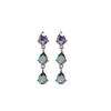 Tinno Water Drop Earrings Women's Paradise Crystal