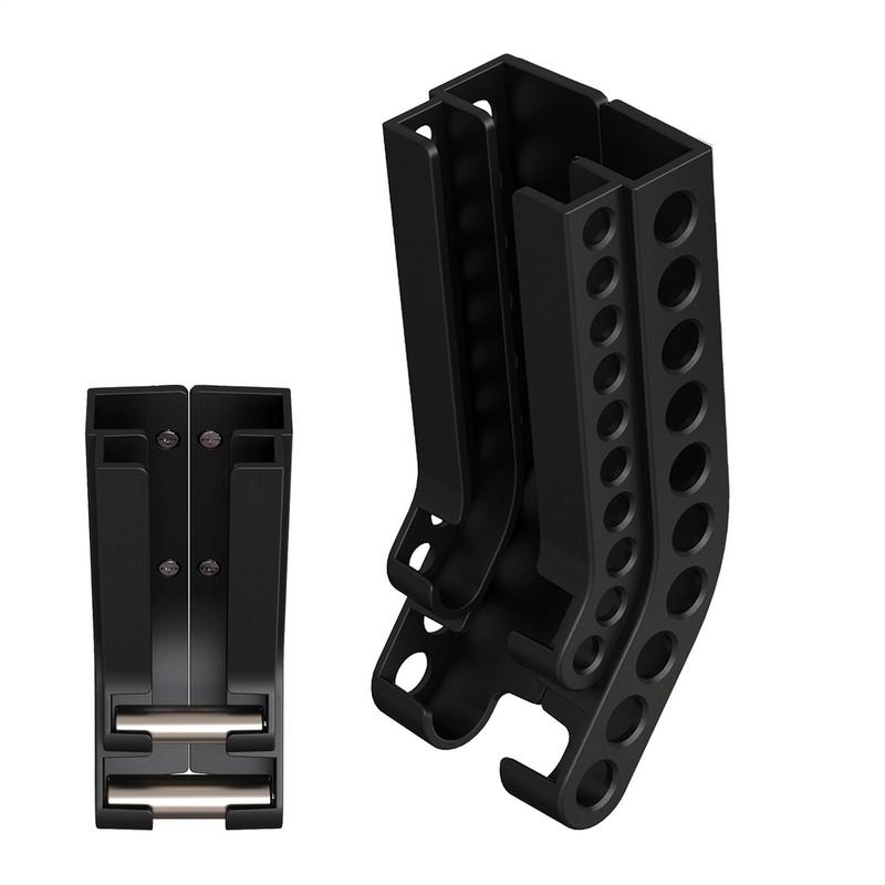 Battery Storage Organizer Wall Mount AA & AAA Combo Battery Dispenser Container Battery Keeper Holder for 10 AAA & 10 AA Battery