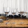 Clear/Green Hand-blown Crystal Glass Champagne Glasses Goblet Ice Cream Glasses Tulip Intersuppressed Red Wine Gl