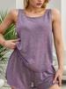 Women's Summer Casual Home Wear Vest and Shorts Set - Two-piece