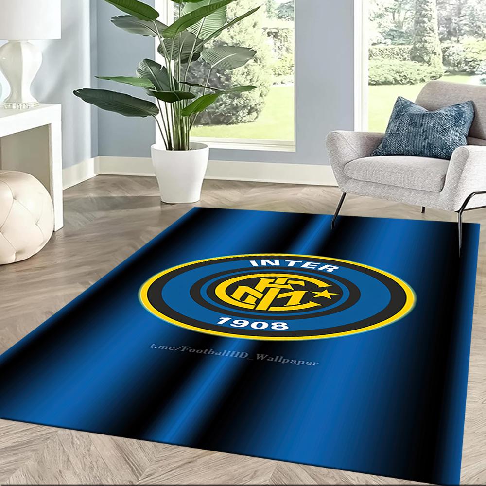 Inter Milan Area Rug Perfect For Study Room Living Rooms Game Room Foyer Antislip Rug Decorate Offices Luxury Gift For Birthday Christmas Wedding