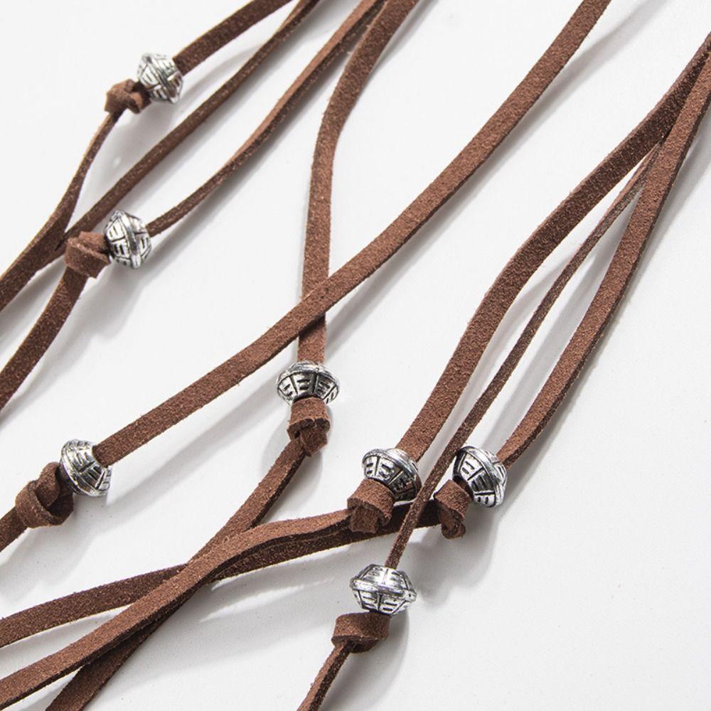 Bead Women Waist Chain Bohemian Ethnic Style Waistband Unique Braided Sash Belt  Girl