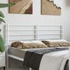 Vidaxl Metal Headboard, White, 120 Cm