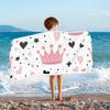 Pink Fruit Cherry Kids Beach Towels Microfiber Beach Towels for Boys Girls Sand Free Absorbent Toddler Pool Towels Bath Towel