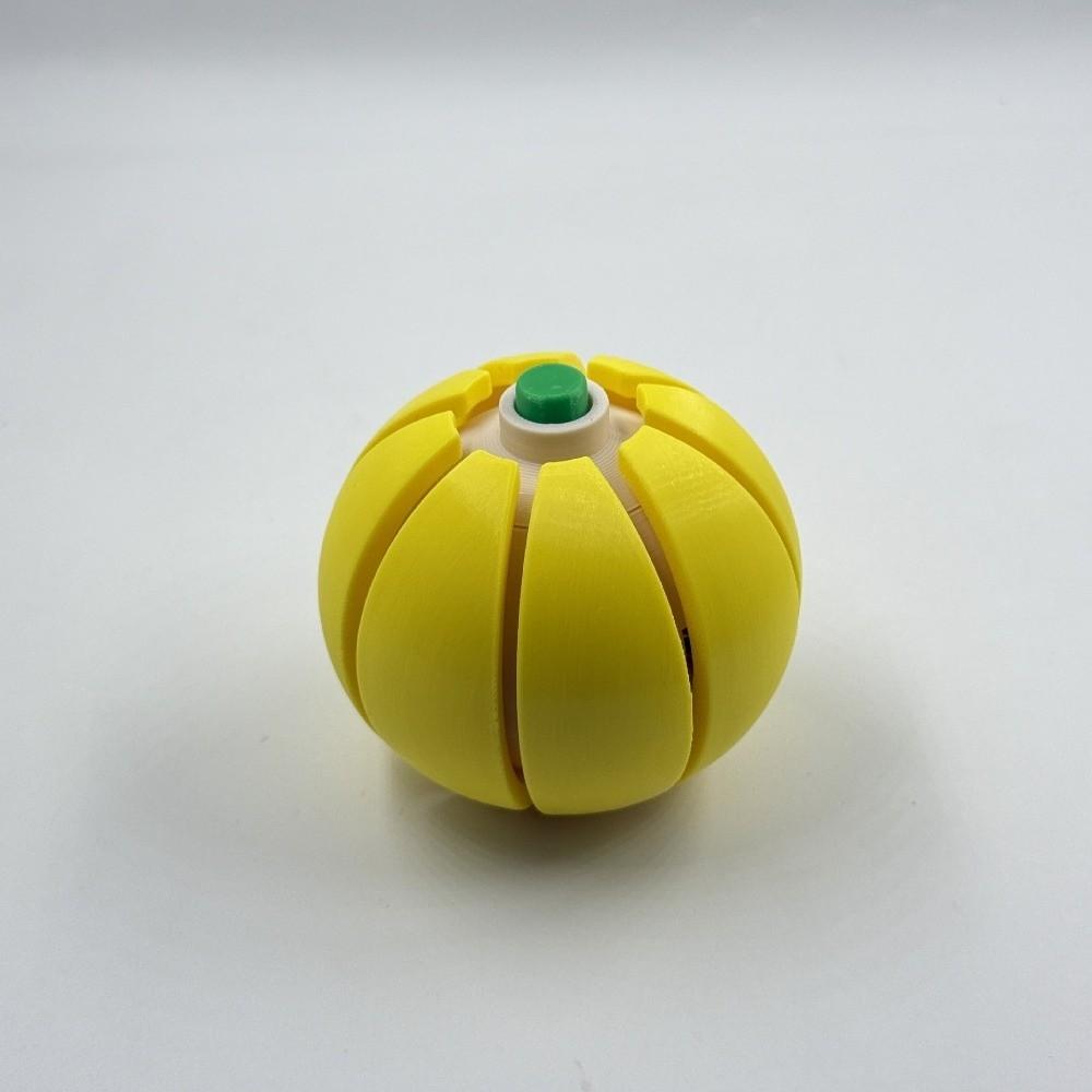 Squeezable Pumpkin Fidget Toy PLA Squeezable Fidget Toy Gifts Pumpkin Clicker Toy  for All Ages