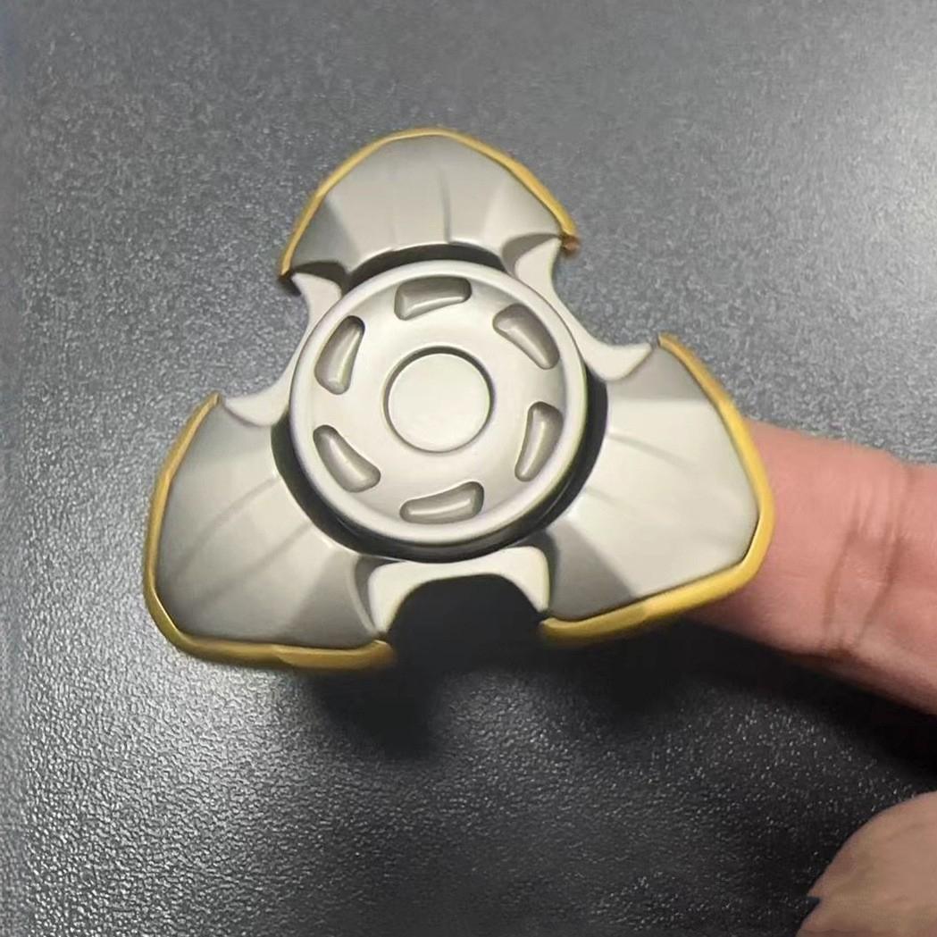 

Cool Alloy Fidget Toy Edc Hand Spinner Fun Stress-Relief Fingertip Gyro Toy Adhd Concentration Toy Office Relaxing Gadgets Gift