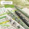 Press Capybara Gel Pen Bookmark Ruler Signature Pen Cute Panda Black Gel Pen