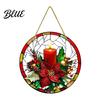 Xmas Tree Hanging for Decor Festive Pendants Ornaments Acrylic Charms Christmas with Lanyard Holiday Party