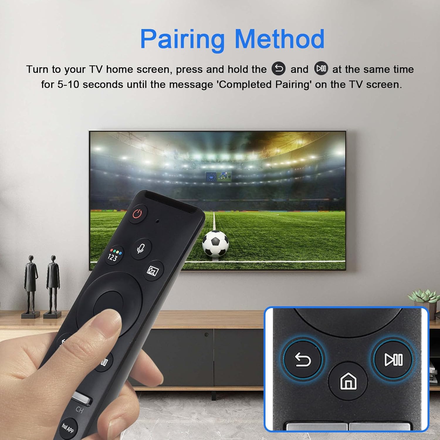 

Новый голосовой пульт дистанционного управления BN59-01312A Совместим со смарт-телевизорами Samsung 4K LCD LED QLED UHD и пультами дистанционного управления Samsung серий 6 7 8 9 Поддержка голоса