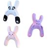 Cuscino per Bambini da Viaggio con Manico Peluche a Forma di H, Imbottitura Morbida e Cuscino Imbottito per il Comfort dei Bambini Durante i Lunghi Viaggi