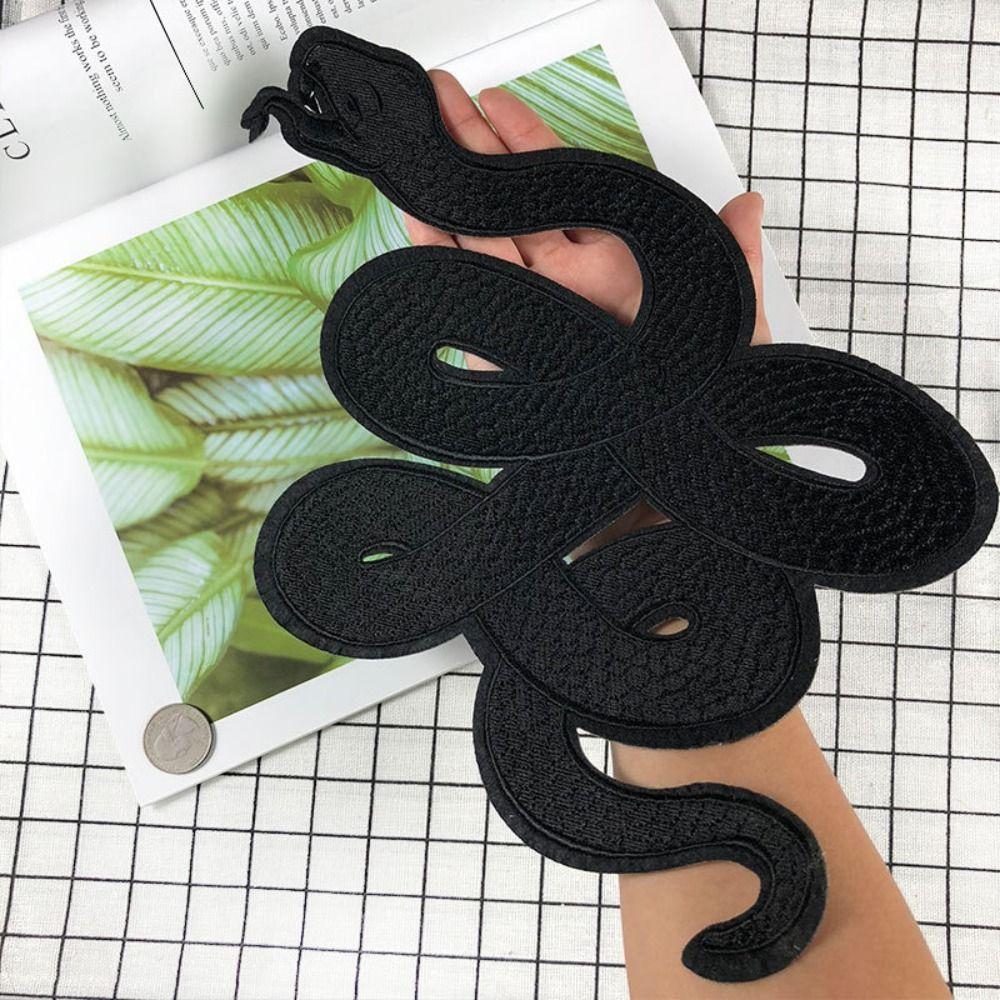 

Iron On Snake Appliques Adhesive Snake Patch DIY Sewing