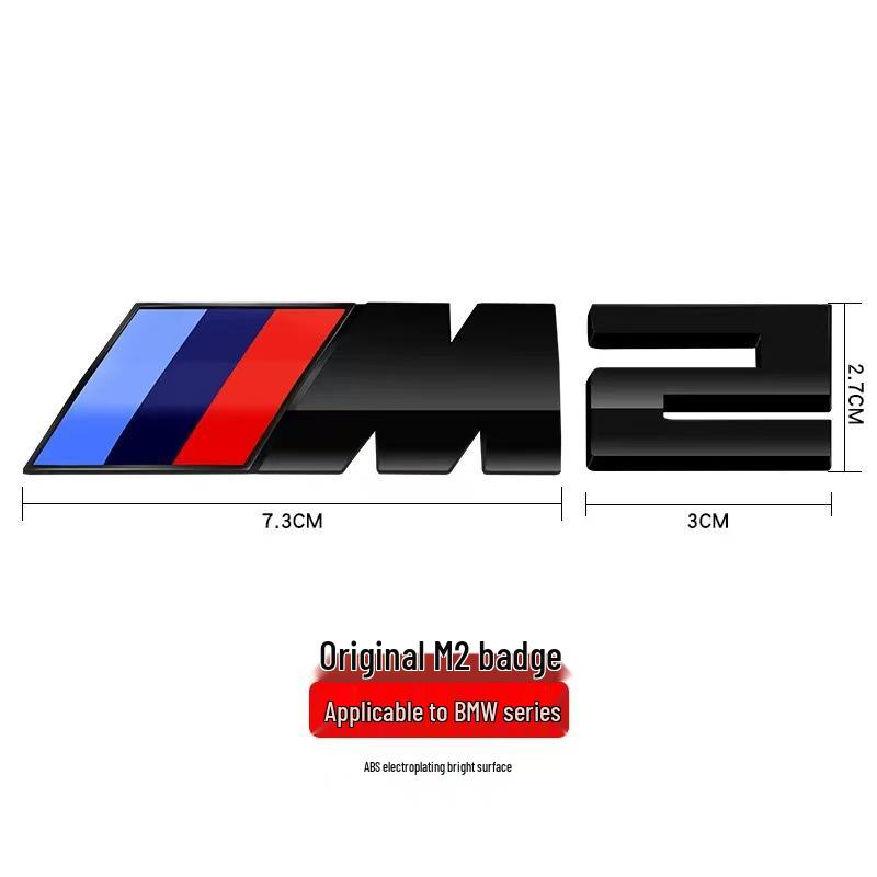 BMW M Series Rear Fender Logo Sticker for M1-M6, 3 & 5 Series, X6M