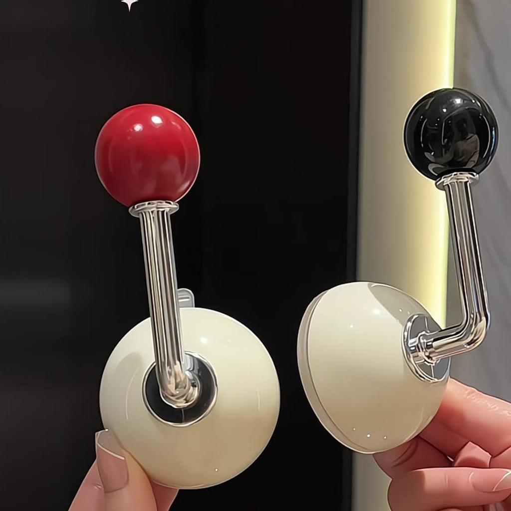 Runder Dopamin-Haken, Kunststoffbeschichteter Hakenclip, Spurloser Winddichter Haken, Drehbare Wäscheklammer