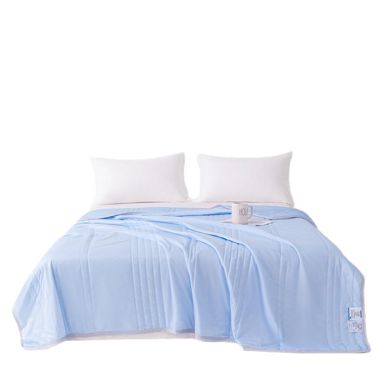 Ice Silk Summer Cooling Quilt: Machine Washable, Single/Double, Air Conditioning Comforter