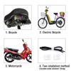 Mengshen 113dB Wireless Anti-Theft Motorcycle/Bicycle/Bike Anti-Theft Alarm, Waterproof and Super Strong, Z08