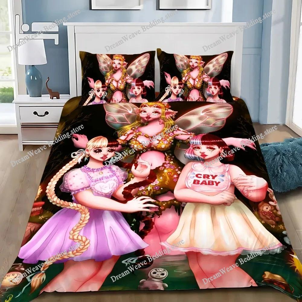 3D Print Melanie Martinez Music Bedding Set Duvet Cover Set With Pillowcase Bedroom Decor Microfiber