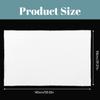 White Tablecloth Rectangle Tablecloth Cotton Fabric Table Cloth Washable Table Cloths for Festival Picnic Wedding Party and DIY Dye Project (55 x 39
