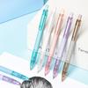 Solid Color Press Type Automatic Pencil Cute Mechanical Pencil Writing Drawing