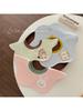Class A Pure Cotton Rotatable Waterproof Bib for Infants and Toddlers