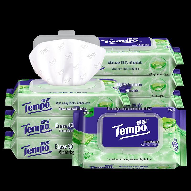 Tempo Flushable Wet Wipes