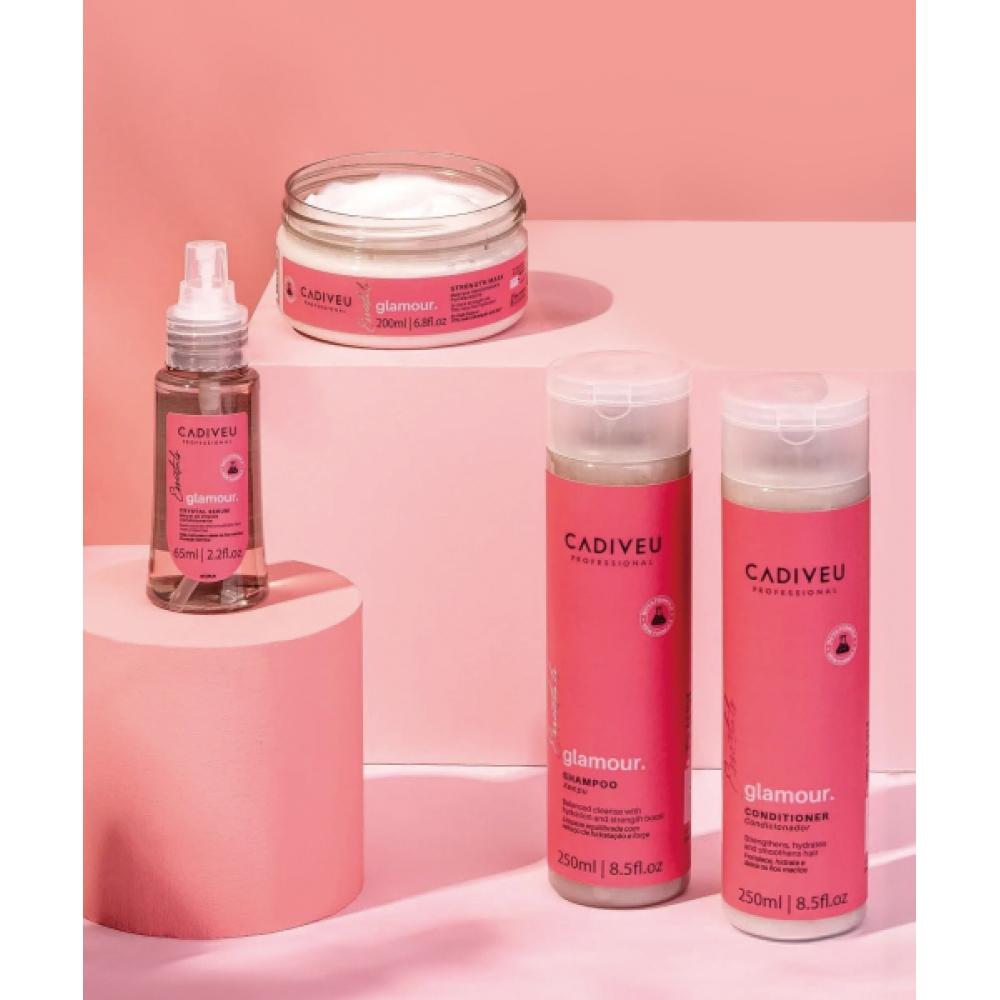 

Cadiveu Glamor 4 Piece Set Shampoo+conditioner+mask+serum NONE
