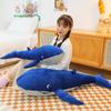 Adorable Blue Whale Plush Toy Soft And Cuddly Stuffed Animal Pillow For Girls And Boys