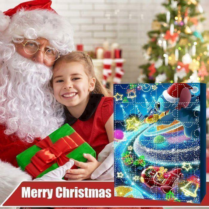 Stitch Calendrier de l'avent de Noël 2025 : Calendrier de l'Avent de Noël Idéal de 24 Jours - Cadeau pour Les Enfent