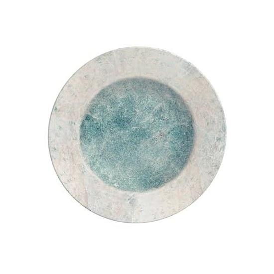 Tramontina dessert plate Fullorita light blue 21cm rim fluorite pattern porcelain microwave safe dishwasher simple stylish durable made Brazil 96880