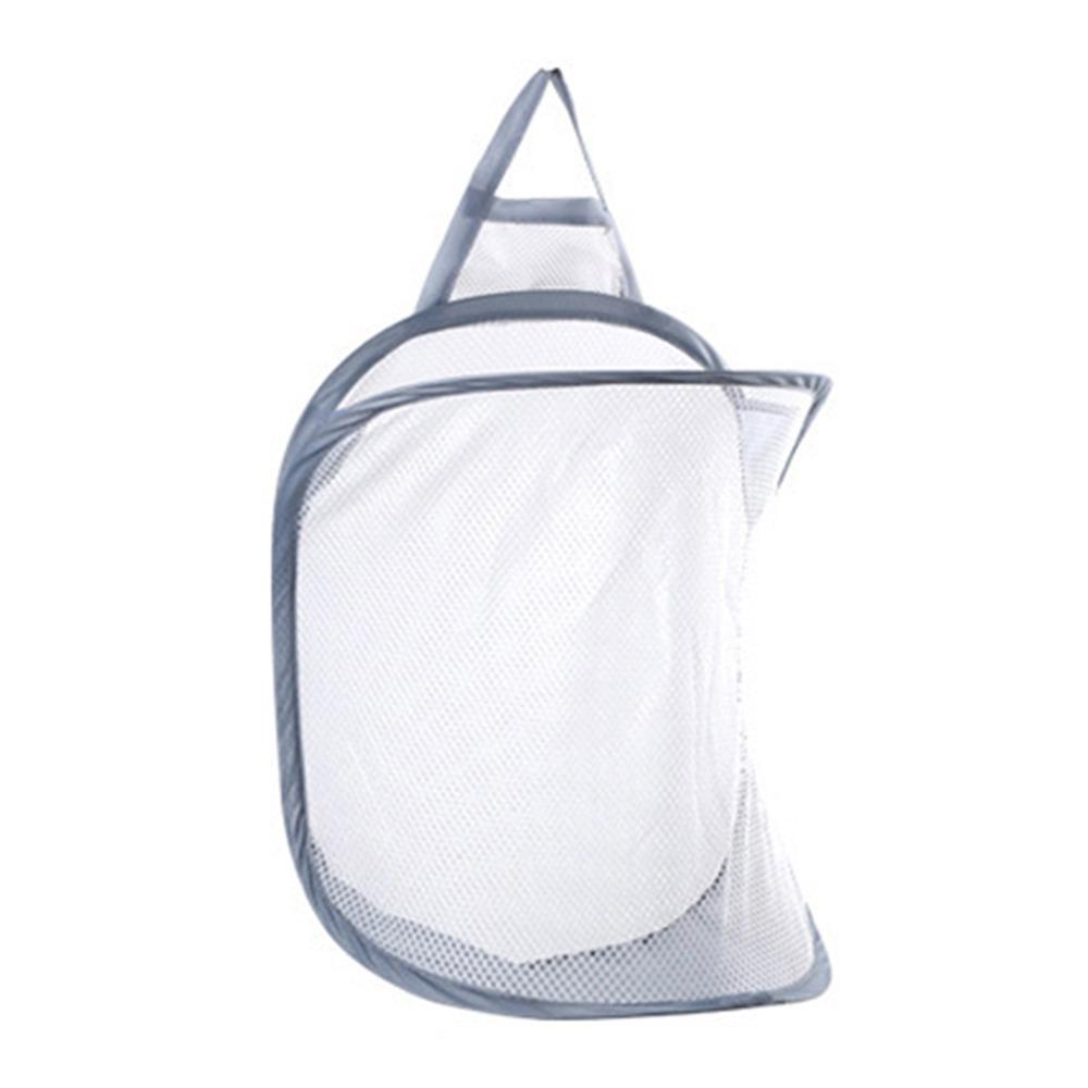 

Hanging Dirty Clothes Storage BasketDirty Clothes Laundry Baskets Dirty Clothes Mesh Bag Home серый
