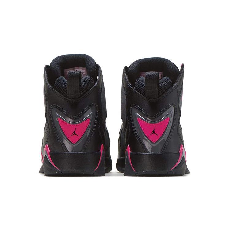 New Jordan True Flight Black Dark Grey Deadly Pink GS 342774-009