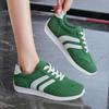 Fashion Green Leather Sneakers Women Casual Vulcanize Shoes Spring Low Top Platform Mixed Colors Women's Running Sports Shoes Lace Up