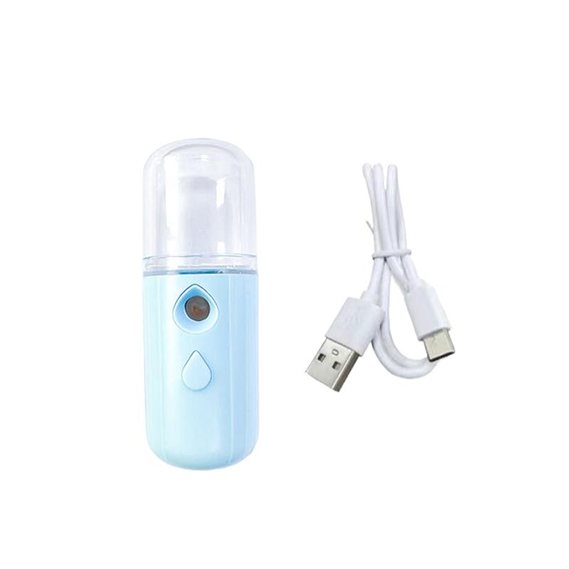 30Ml Mini Nano Mist Facial Sprayer Humidifier Usb Rechargeable Nebulizer Face Moisturizing Beauty Instruments Skin Care Tools