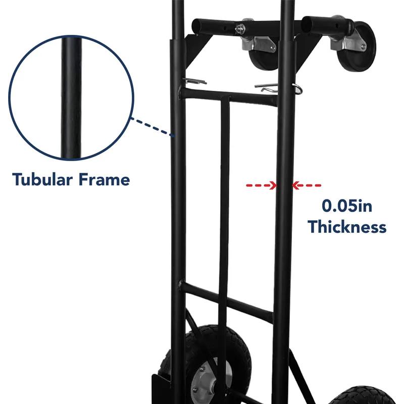 Easy Fold Up and Storage Commercial or Residential Use Heavy Duty Extrusion Rail Hand Truck Trolley Heavy Duty