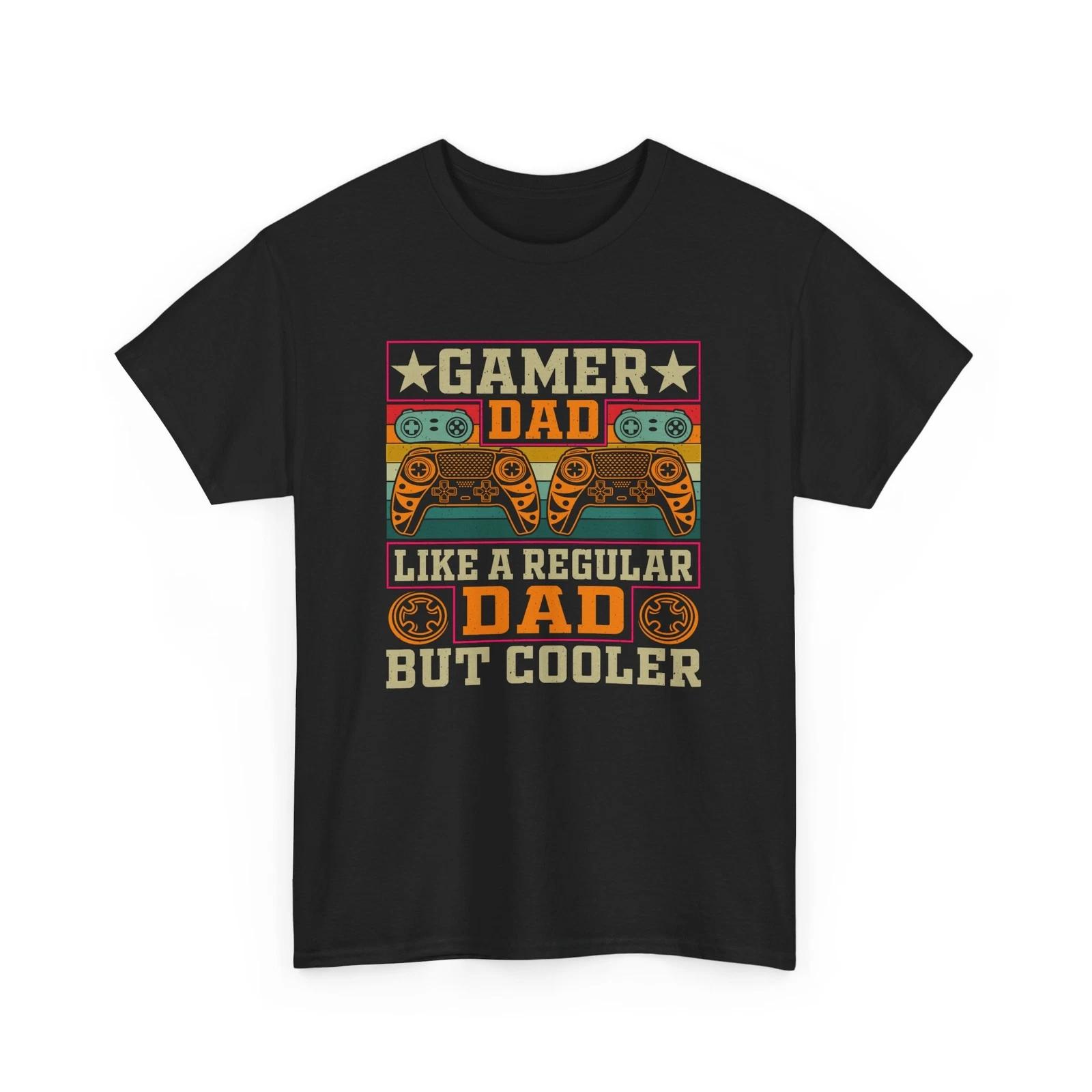 Gamer Dad T-Shirt | Gamer Life Tee | Fun Shirt for Gaming Enthusiasts S