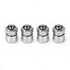 4Pcs Aluminum Car Tire Valve Caps Diamond Tyre Valve Airtight Cover Waterproof Dust For Honda City Odyssey CIVIC CRV Automobiles