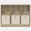 Sideboard with Drawers Sonoma Oak 102 X 32 X 73.5 Cm