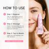 LAIKOU Sakura Faltenreduzierende Augencreme mit Roll-Applikator Schnelltrocknend Feuchtigkeitsspendend Hyaluronsäure Erfrischendes Augen-Serum 15ml