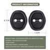 Door Lock Cover for BYD Atto3 Dolphin Mini Seagull Dolphin Surf Silicone Anti-Collision Shock Absorbing Pad Latches Cover