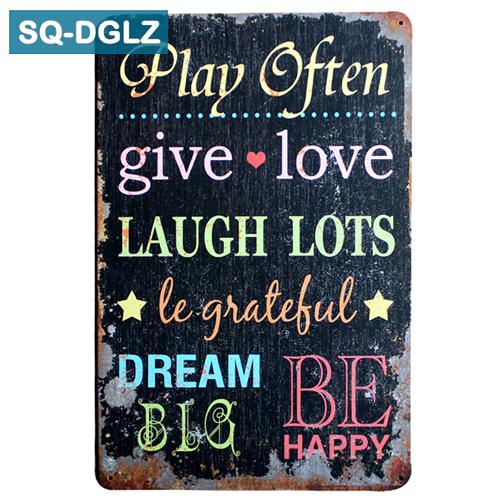 [SQ-DGLZ] Heißer NEW YORK Metall Zeichen Retro Shop Wand Dekor Vintage Metall Handwerk Wohnkultur Malerei Plaques Kunst Poster