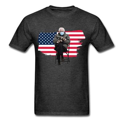 Bernie Mittens Meme Bernie Sanders Cold Inauguration Funny T-Shirt Size S-6XL