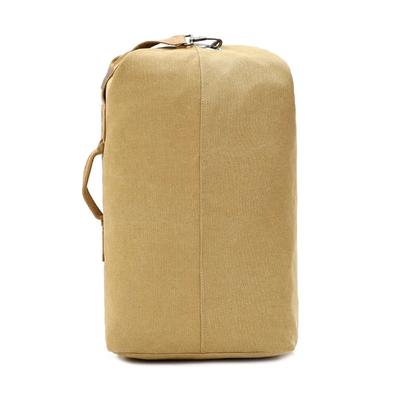 Rilibegan Canvas Backpack Men's Outdoor Travel Bucket Bag Hiking Backpacks Men's and Women's Large Carry-on Bags