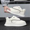 New Mens Designer Casual Shoes Autumn Winter Original Youth Student White Leather Flats Shoes Fashion Sneakers for Men Masculino