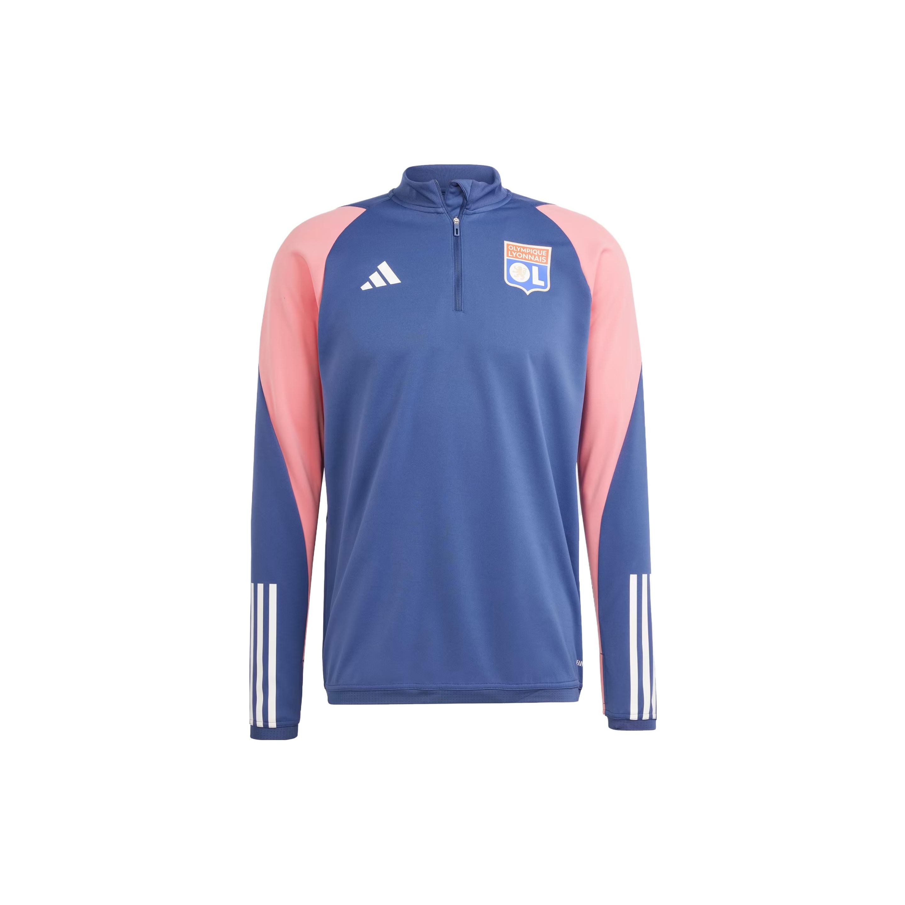 

Adidas Тренировочная футболка Olympique Lyonnais Tiro 23 с цветным рисунком и длинным рукавом, мужская футболка, синяя IB0931 M