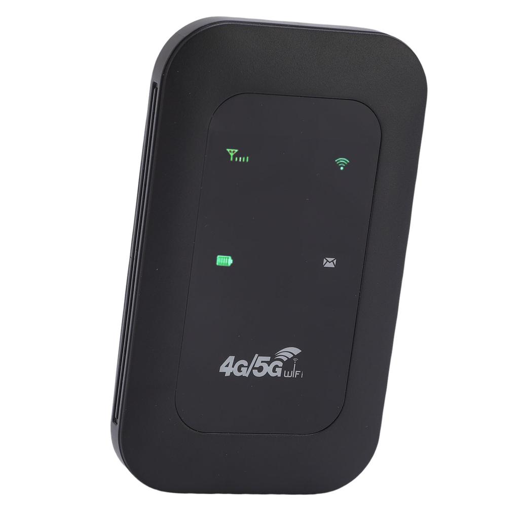4GWiFi Hotspot Supports 10 Connected Devices LTE Mobile Router for Travel 300Mbps High Speed SIM Card Slot Indicator