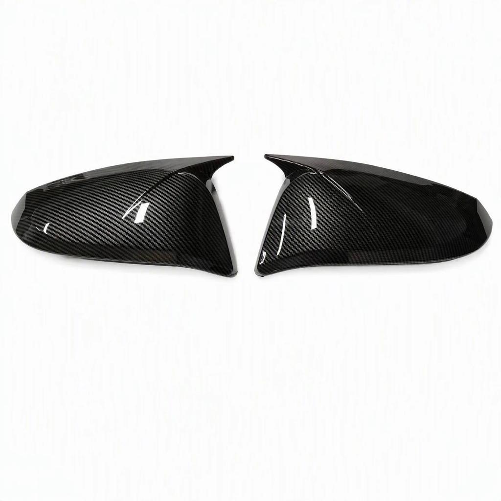 Car Rearview Side Mirror Cover Fit For Toyota RAV4 2013 2014 2015 2016 2017 2018 Wing Cap Rear View Case Trim Carbon Fiber